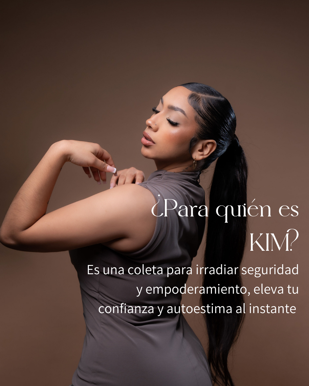 KEYLA: Coleta Lisa Cabello 100% Natural