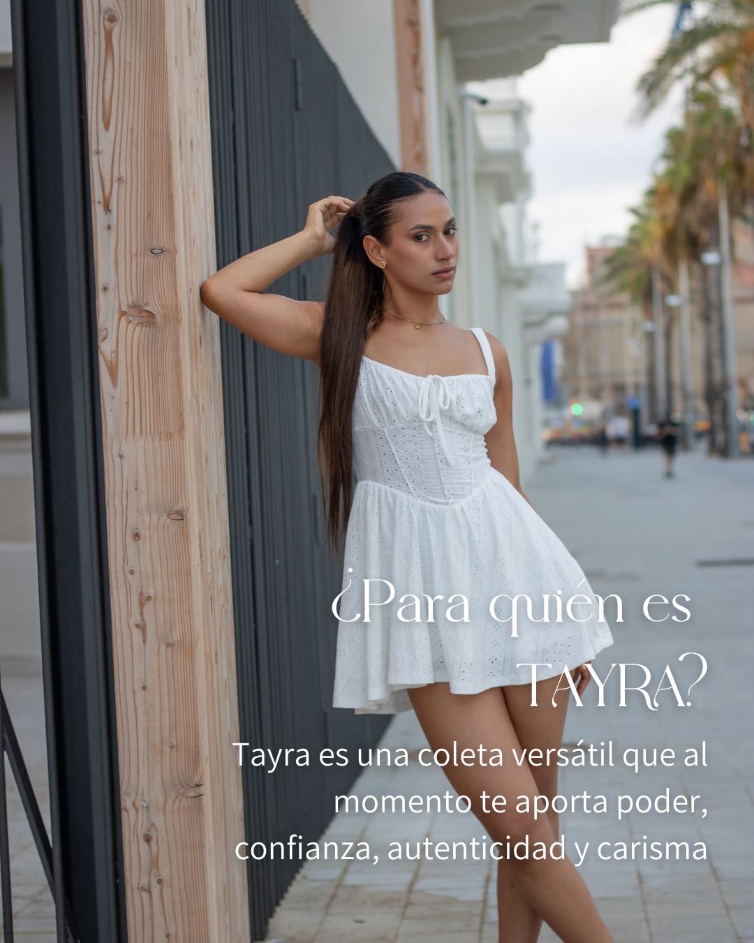 TAYRA: Coleta Lisa Cabello 100% Natural