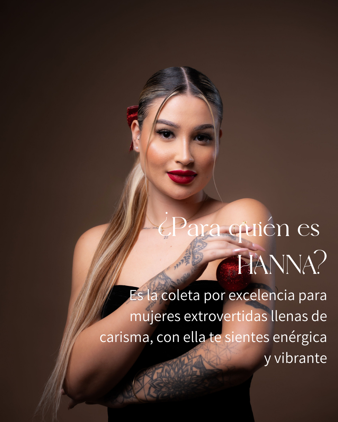HANNA: Coleta Lisa Cabello 100% Natural