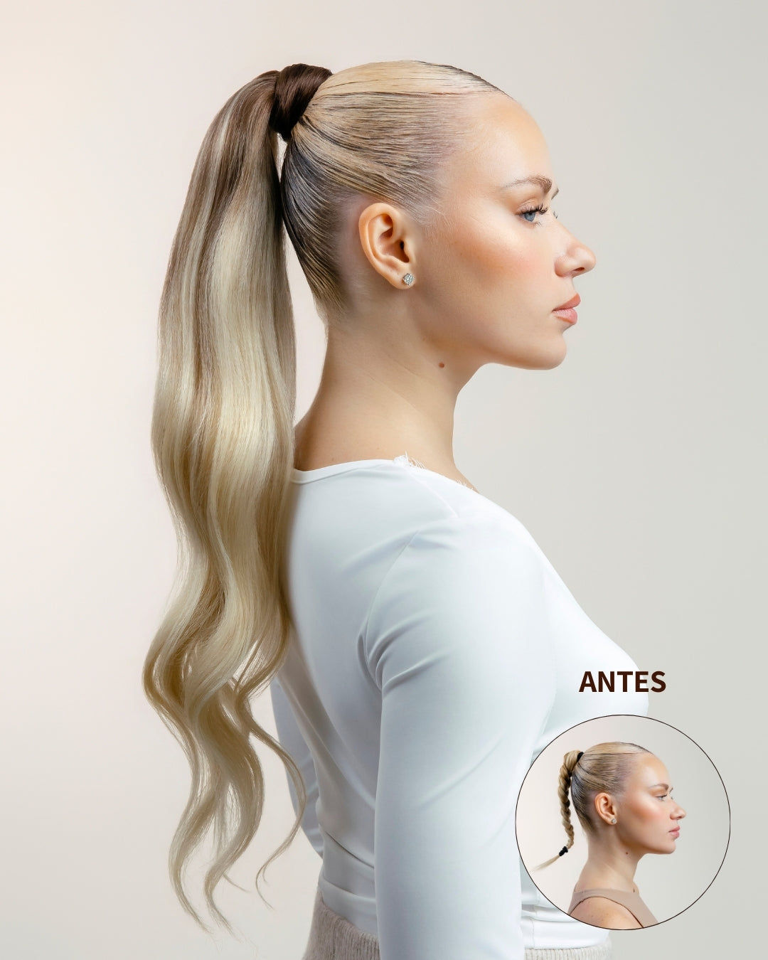 PARIS: Coleta Lisa Cabello 100% Natural RAW