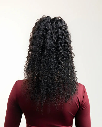 BLAKE: Coleta Rizada Cabello 100% Natural