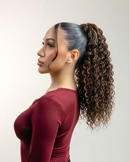 BEYONCE: Coleta Rizada Cabello REMY