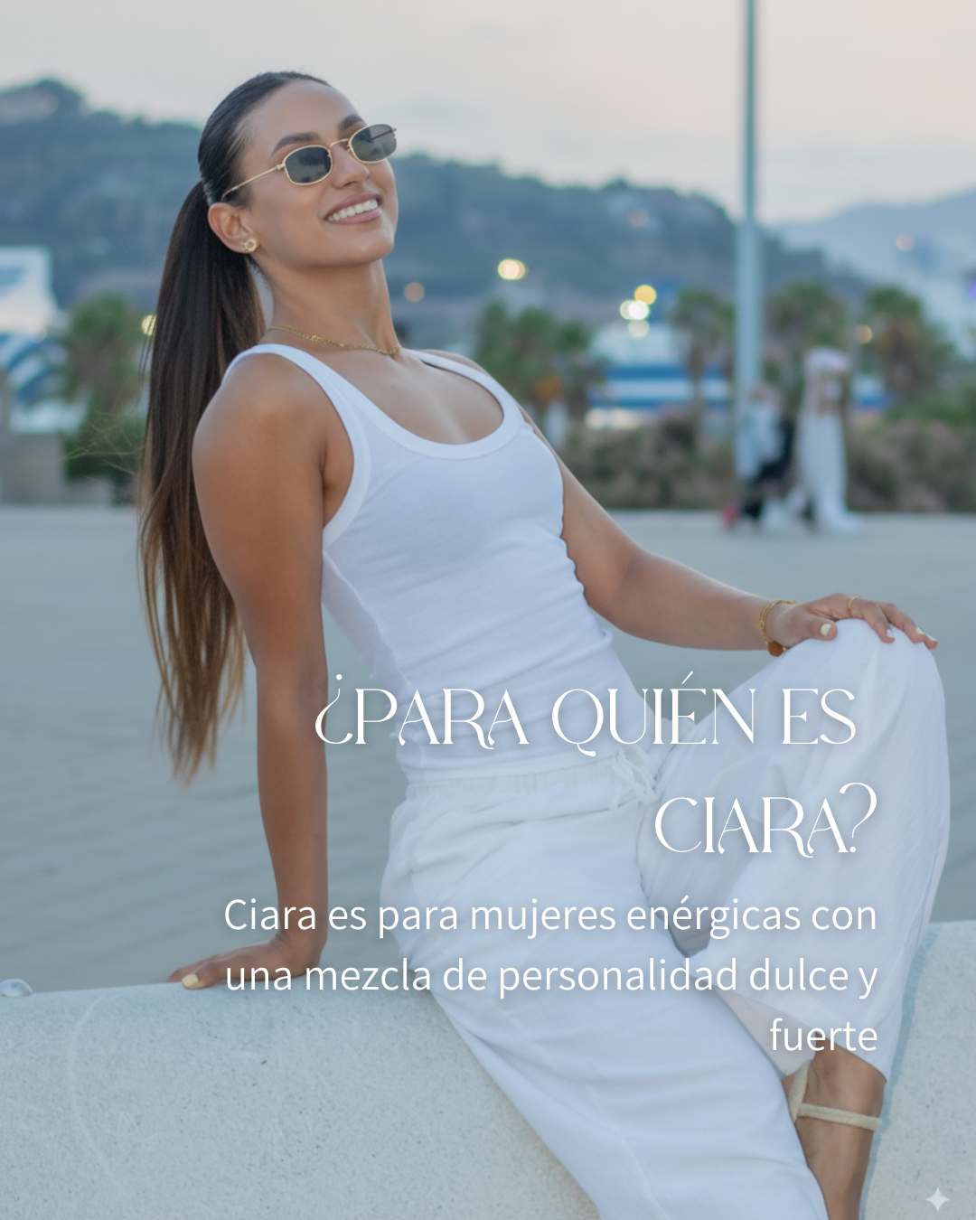 CIARA: Coleta Lisa Cabello 100% Natural