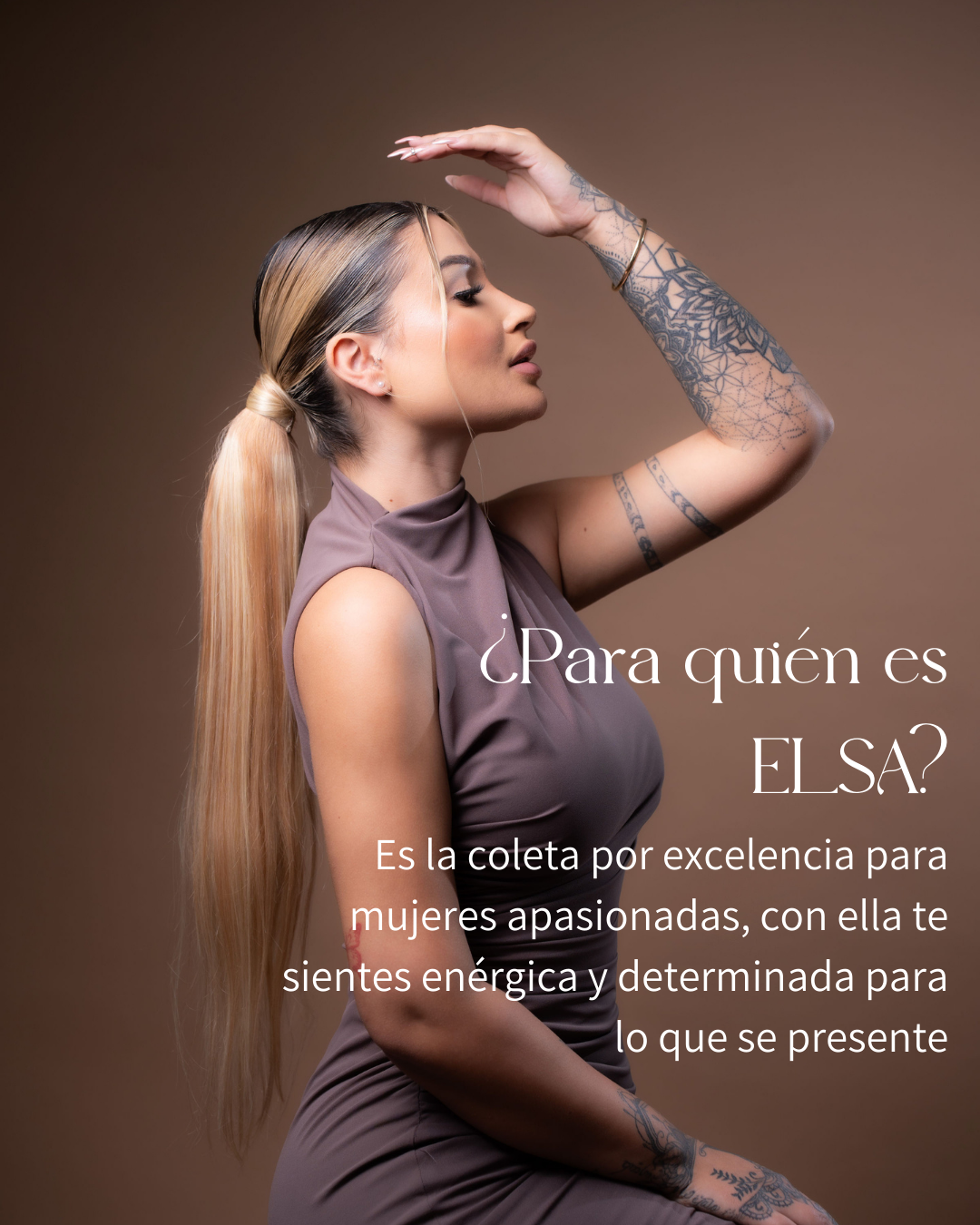 ELSA: Coleta Lisa Cabello 100% Natural