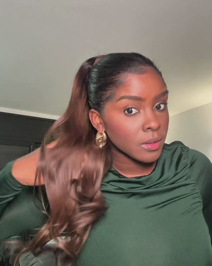 TAYRA: Coleta Lisa Cabello 100% Natural