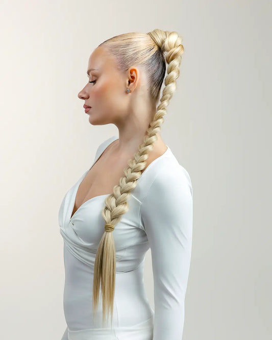 ATENEA: Coleta trenza sintética 86 cm
