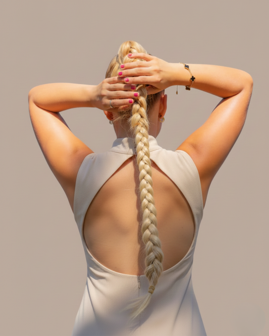 ATENEA: Coleta trenza sintética 86 cm